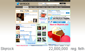 Web 2.0 Design: színátmenet (skyrock.com)